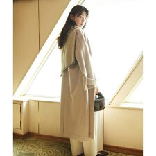 フォルムノーカラーロングコート 24AW | ナチュラルビューティー 