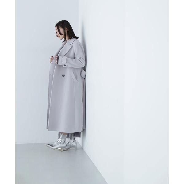 ビッグカラーダブルチェスターコート 24AW | ナチュラル