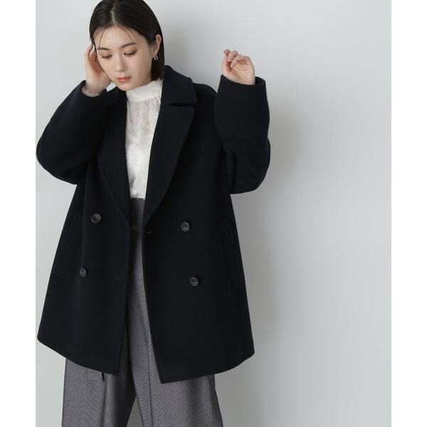 美品⭐︎JOURNAL STANDARD ブラウン ダブルブレストコート ウール ダブルブレストコート - ブラック | ZARA Japan / 日本