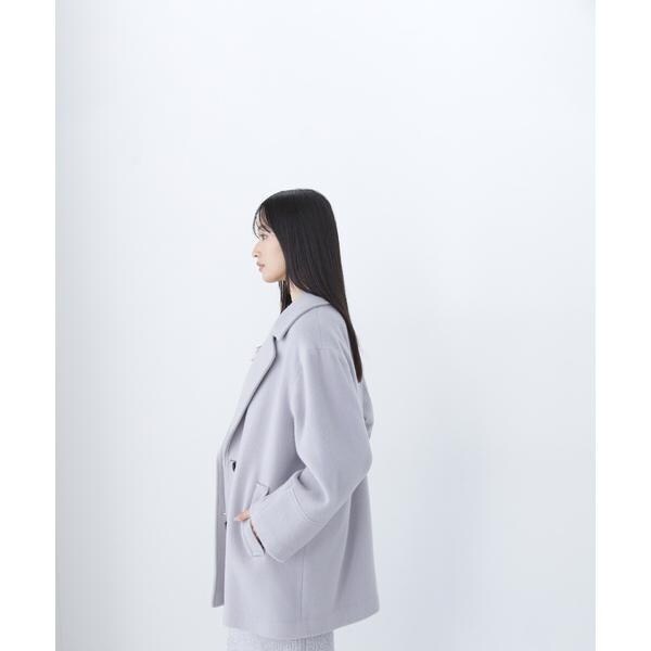 ダブルブレストフォルムミドルコート 24AW ダブルブレストフォルムミドルコート 24AW｜ナチュラル