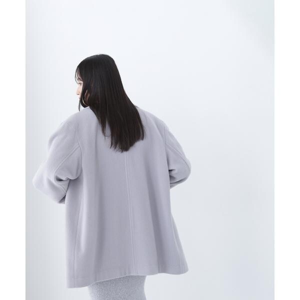 ダブルブレストフォルムミドルコート 24AW ダブルブレストフォルムミドルコート 24AW | ナチュラル