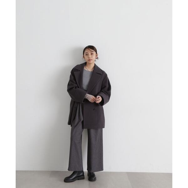 ダブルブレストフォルムミドルコート 24AW | ナチュラルビューティー