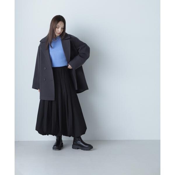 ダブルブレストフォルムミドルコート 24AW | ナチュラルビューティー