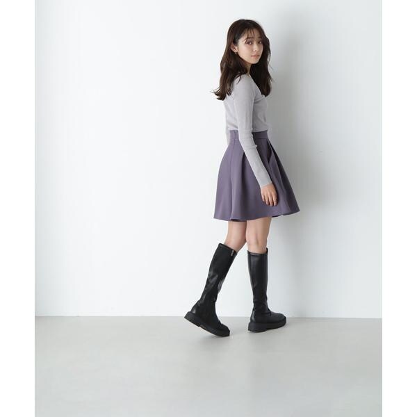 ツイルフレアショートパンツ | ナチュラルビューティーベーシック