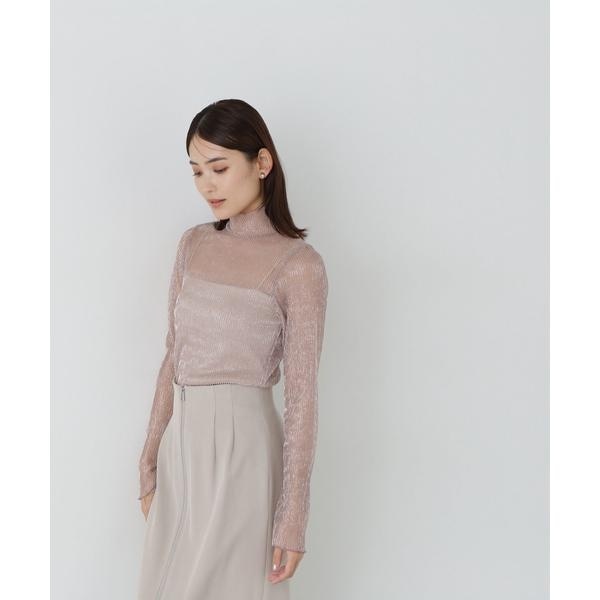 お気にいる プリーツラメシアーカットソー ナチュラルビューティー | 服＆ファッション小物