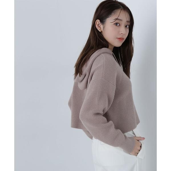NATURAL BEAUTY BASIC - フーディーニットプルオーバー 24AW NATURAL BEAUTY BASIC 楽天市場】【SALE／30%OFF】フーディーニットプルオーバー 24AW