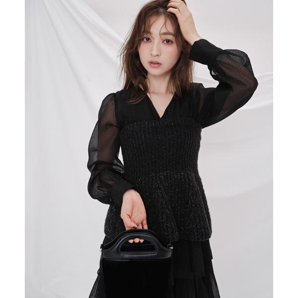 ペプラムニットビスチェ 24AW | ナチュラルビューティー
