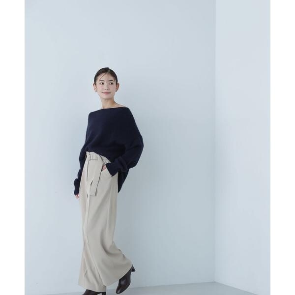 ハイウエストベルテッドパンツ | ナチュラルビューティー ハイウエストベルテッドパンツ | ナチュラルビューティー