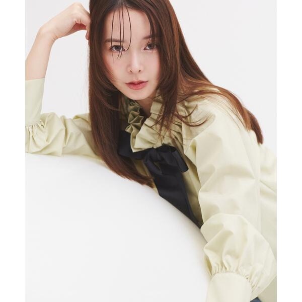 Natural Beauty Basic　グログランリボンブラウス グログランリボンブラウス｜ナチュラルビューティーベーシックの