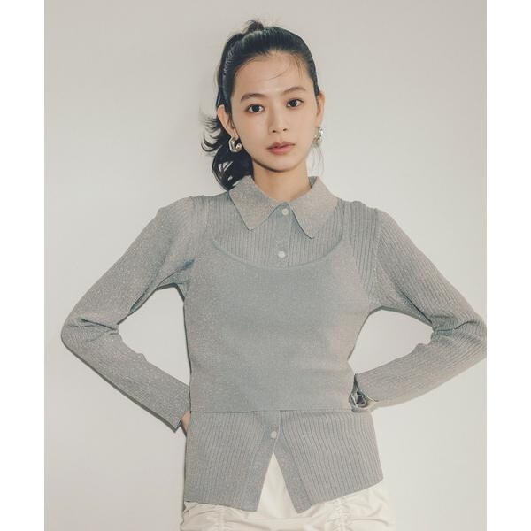 ポロラメニットアンサンブル | ナチュラルビューティーベーシック