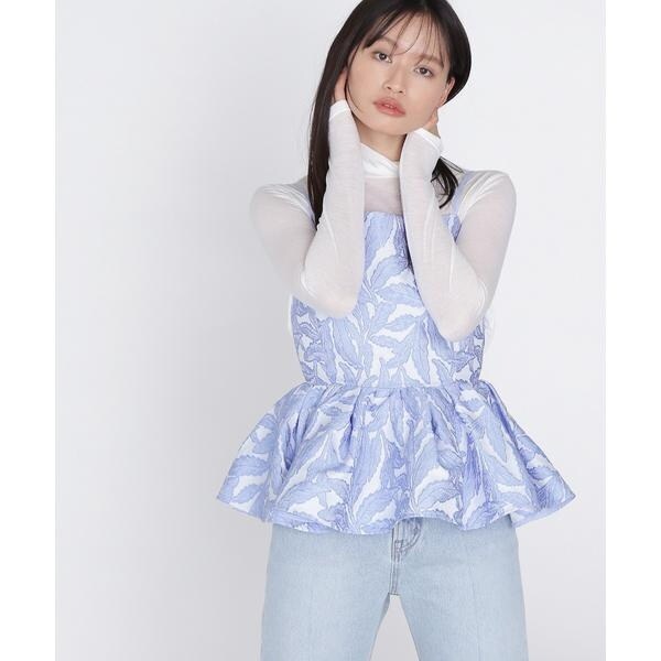 LOEFF レモン ジャガード ビスチェ LOEFF ロエフ レモン ジャガード ブラ ビスチェ レイヤード