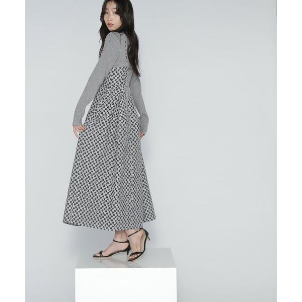 フラワージャガードキャミワンピース | ナチュラルビューティー