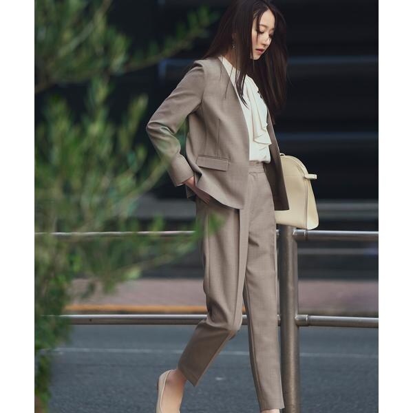 リネンライク SETUP テーパードパンツ | ナチュラルビューティー