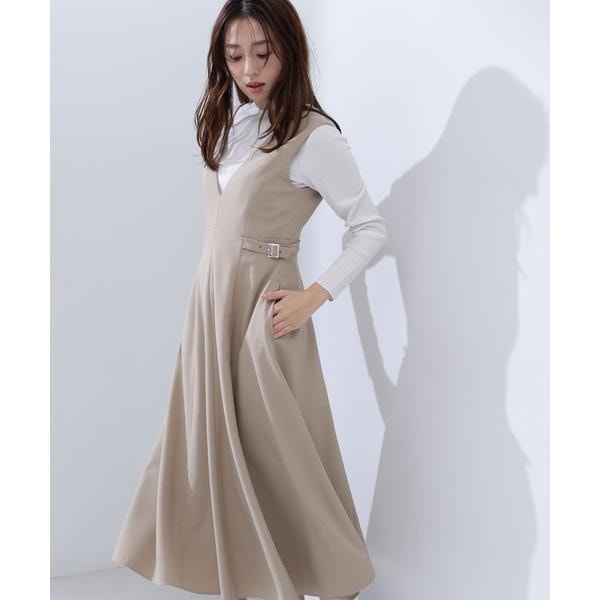 ジャガードハイネックワンピース23AW | ナチュラルビューティー