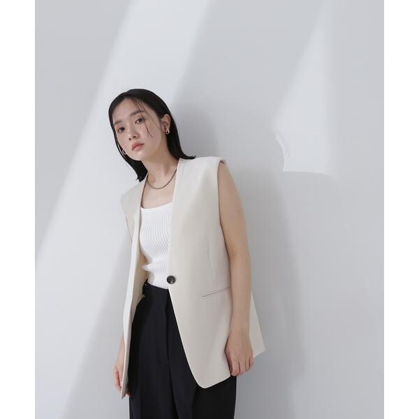 ダブルブレストフォルムミドルコート 24AW | ナチュラル