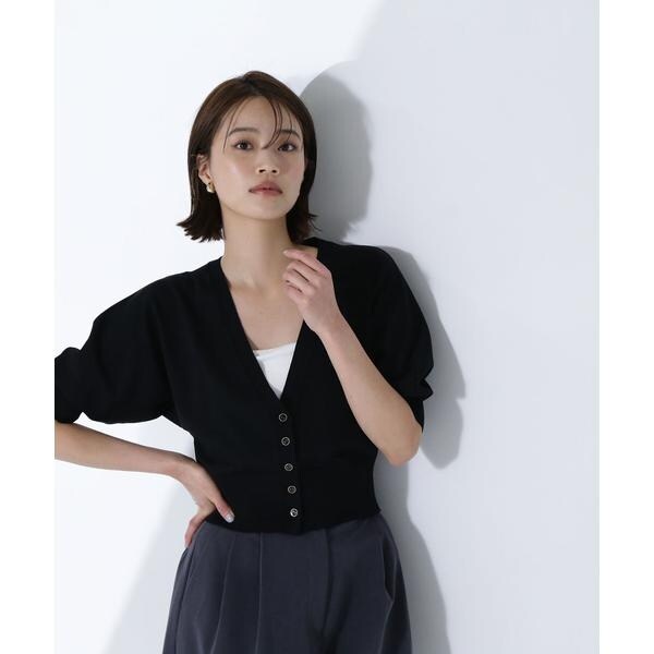 NATURAL BEAUTY BASICシルクブレンドカーディガン半袖ネイビー 楽天市場】シルクブレンドカーディガン半袖 NATURAL BEAUTY