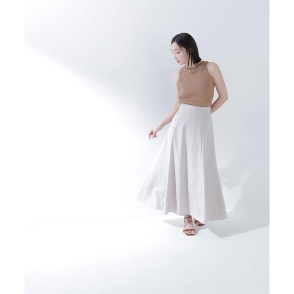 ロゼットリーフジャガードスカート | ナチュラルビューティー