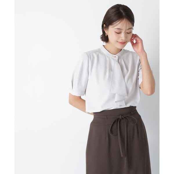 キャミソール 「THINK NATURAL」テントラインギャザーキャミトップス NATURAL BEAUTY BASIC キャミソール 「THINK NATURAL」テント
