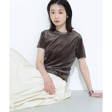 ベロアTシャツ | ナチュラルビューティーベーシック(NATURAL BEAUTY BASIC)