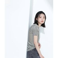 ベロアTシャツ | ナチュラルビューティーベーシック(NATURAL BEAUTY BASIC)