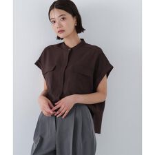 ドライタッチダブルポケットブラウス | ナチュラルビューティーベーシック(NATURAL BEAUTY BASIC)