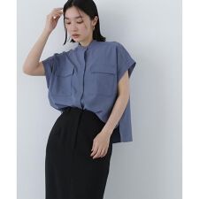 ドライタッチダブルポケットブラウス | ナチュラルビューティーベーシック(NATURAL BEAUTY BASIC)