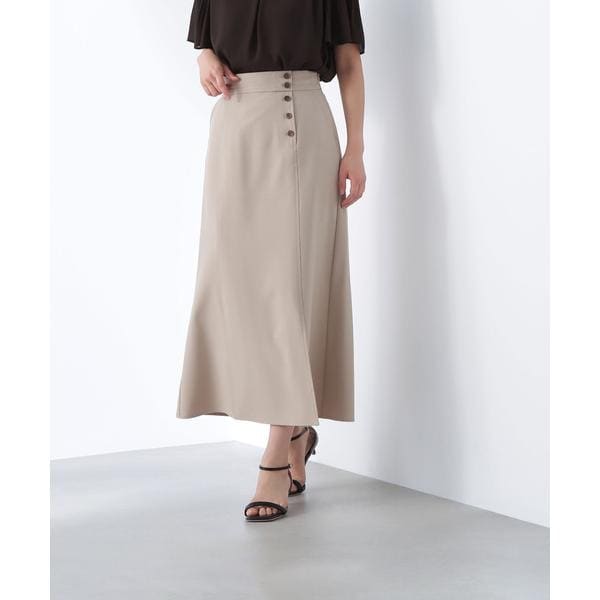 新品 NATURAL BEAUTY BASIC ロゼットリーフジャガードスカート Amazon.co.jp: [ナチュラルビューティーベーシック] スカート