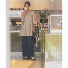 デニムフレアパンツ | ナチュラルビューティーベーシック(NATURAL BEAUTY BASIC)