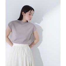 総針ベーシックシリーズ モックネックニット