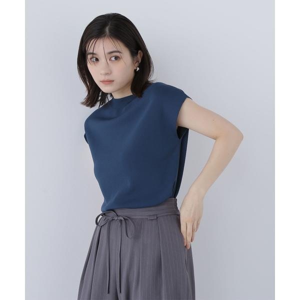 【超目玉】 総針ベーシックシリーズ モックネックニット ナチュラル | 服&ファッション小物