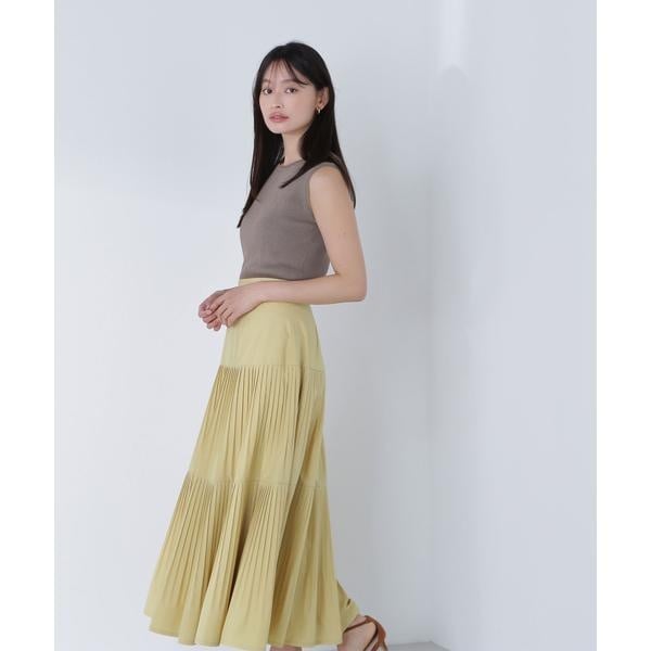 トレンチディテールフレアスカート | ナチュラルビューティー