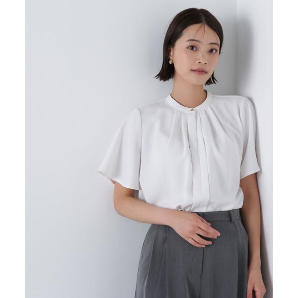 ナチュラルビューティー　スーツ　ブラウス NATURAL BEAUTY BASIC 【スーツ2点SET】デザインスリーブ