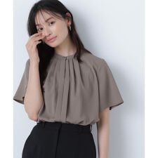 フロントタックフレアスリーブブラウス | ナチュラルビューティーベーシック(NATURAL BEAUTY BASIC)