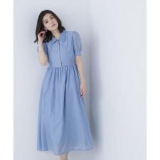 ナチュラルビューティーベーシック(NATURAL BEAUTY BASIC)のシアーシャツワンピース