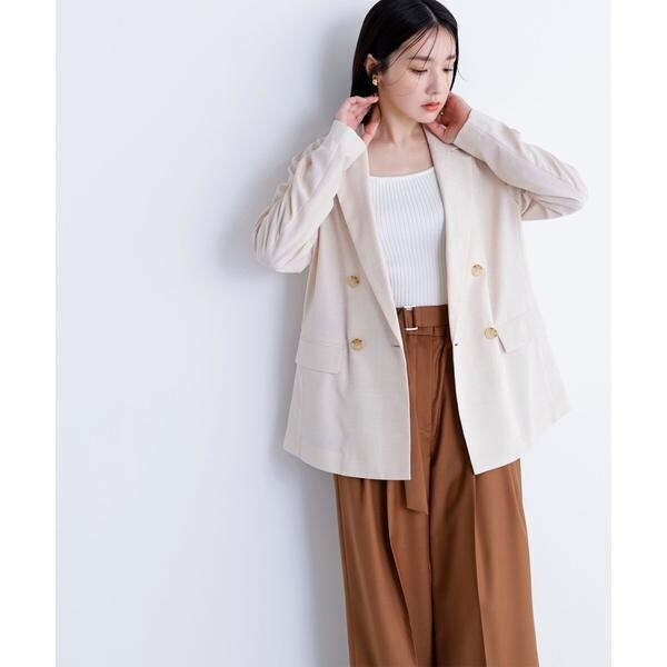 NATURAL BEAUTY BASIC ◇ライトボクシーダブルジャケット NATURAL BEAUTY BASIC｜ライトボクシーダブルジャケット