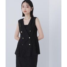 メッシュレース SETUP ジレ