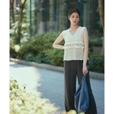 スムースストレートパンツ | ナチュラルビューティーベーシック(NATURAL BEAUTY BASIC)