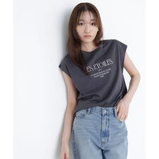 フレンチスリーブロゴTシャツ