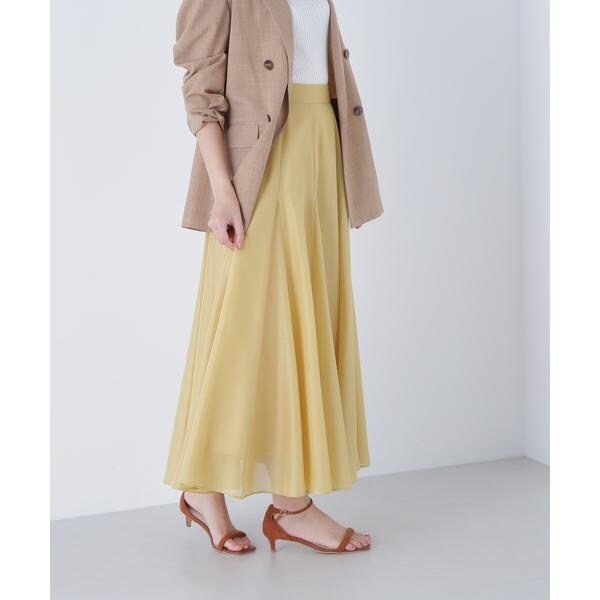 シャイニーシアーボイルスカート | ナチュラルビューティーベーシック