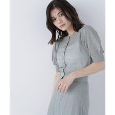 レースニットカーディガン