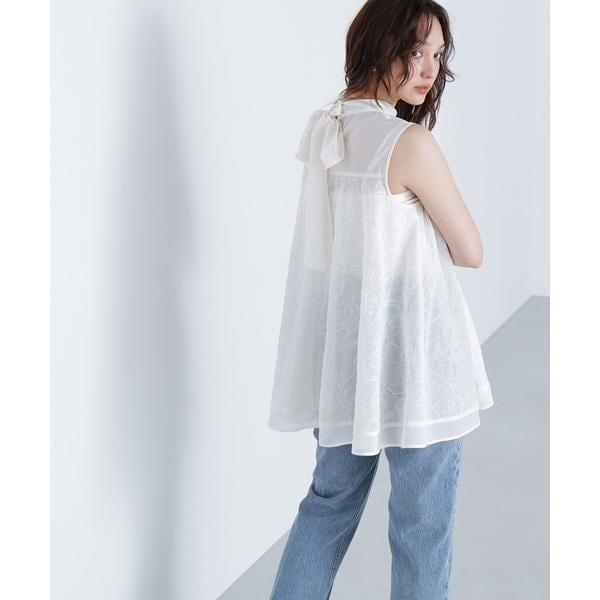 NBB フロントフリルブラウス フロントフリルブラウス 24AW | ナチュラルビューティー