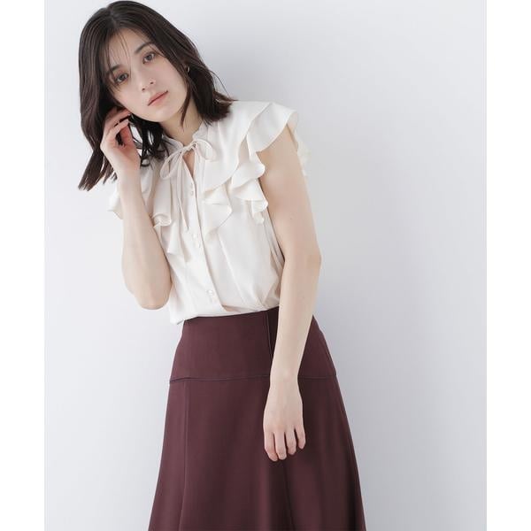 フロントツイストリボンブラウス | ナチュラルビューティー