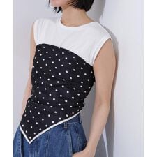 ポルカドットスカーフ