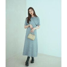 ショートボレロセットニットワンピース