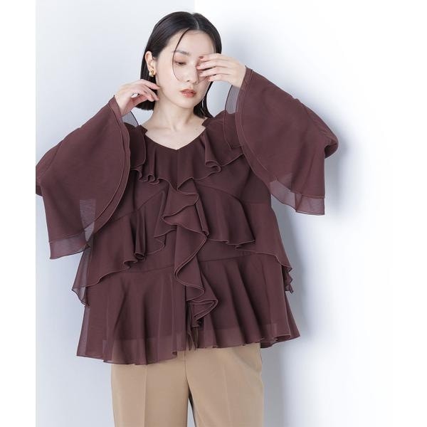 【完全新品】FRAY I.D タックパフボリュームスリーブブラウス FRAY I.D｜タックパフボリュームスリーブブラウス | Rakuten