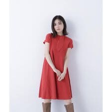 ボウタイミニニットワンピース | ナチュラルビューティーベーシック(NATURAL BEAUTY BASIC)