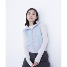 ナチュラルビューティーベーシック(NATURAL BEAUTY BASIC)のブークレジップニットベスト