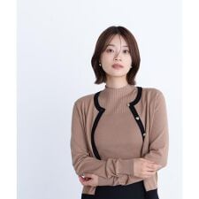 ナチュラルビューティーベーシック(NATURAL BEAUTY BASIC)のバイカラーアンサンブル