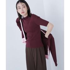 ナチュラルビューティーベーシック(NATURAL BEAUTY BASIC)のバイカラーアンサンブル