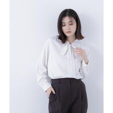リボンボウタイブラウス
